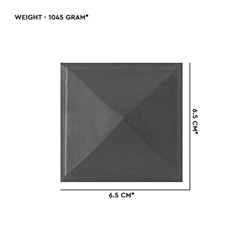 Image of Lead Pyramid | Vastu Remedy | Solid Pyramid | Yantra for Healing for Positive Energy (Pack of 1)