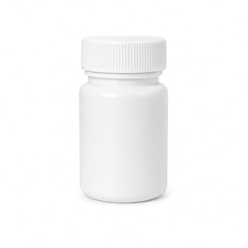 Image of Patco - 30ml White HDPE Empty Bottle For Capsules & Tablets IBM with Screw Cap and Coated Wad - Pack of 100