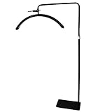 【Aspecto único y elegante】La mano de obra única de nuestra lámpara de pie y un diseño de pantalla elegante y minimalista, ¡la iluminación LED suave crea un ambiente cómodo para una relajación instantánea!