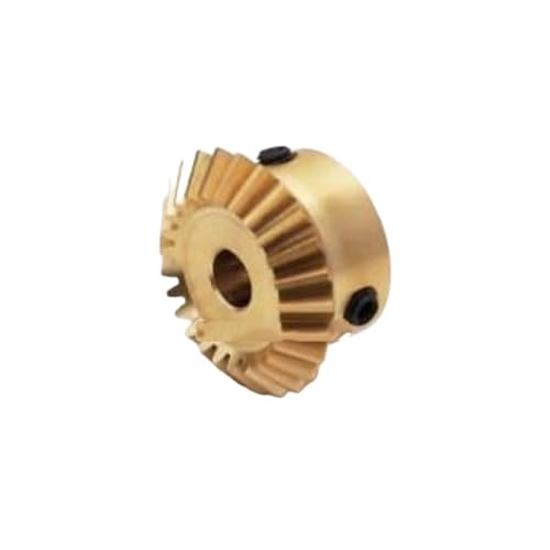 Bevel Gear Pinion Hardware Mechanical 0.4M/0.5M/0.6M/0.8M/1M 90 Degree Steering Straight Bevel Gear 1:1 Brass Bevel Gear(0.4M 15T 2mm)