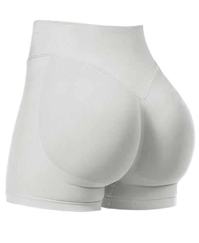 Image of VOYJOY Women Workout Impact Shorts 2.5 inch / 3.6 inch / 4.5 inch / 6 inch Scrunch Butt Booty | Tummy Control, High Waisted, Bike Short, Gentle Compression, for Women