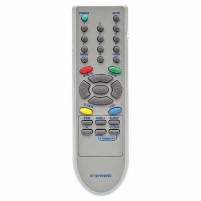 Télécommande compatible LG 6710V00090D télécommande TV préprogrammée de remplacement