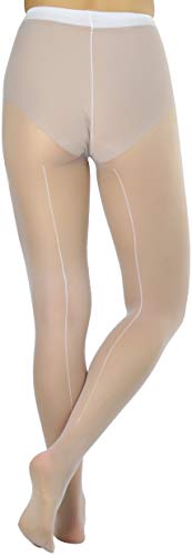 Image of ToBeInStyle Women's Timeless Backseam Pantyhose