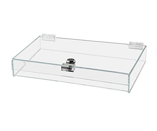 Clear Acrylic Display Case with Lock and Keys, 12