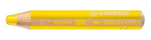 STABILO Woody 3 en 1 Jumbo lápiz multitalento amarillo miniatura 1