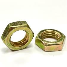 1/4" inch Brass Internal thread hexagon hex check nut, lock nut (half nuts) - 2 Nos-picture-22