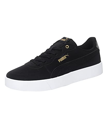 PUMA Skye Clean Raw Women's Metallic Trainers, Black