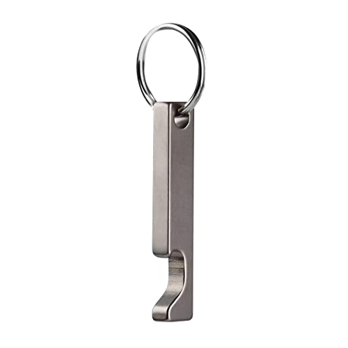 Nhdt Sw637 Mini Titanium Keychain Beer Bottle Opener,Bar Gifts For Men, Husband, Dad, Boyfriend,Edc Supplies For Outdoor Travel.only 0.28Oz Weight #TOP12