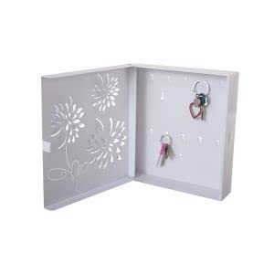 Boite à clés décoration Home Socadis texte blanc pour réchauffer l'ambiance intérieure