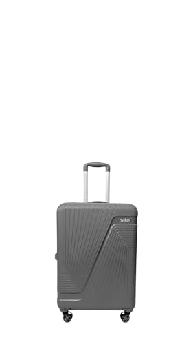 Image of Safari Zion Small Size 20 Inch Trolley Bag for Travel, Grey with 7.5 Years Warranty (Dark Grey, Small)