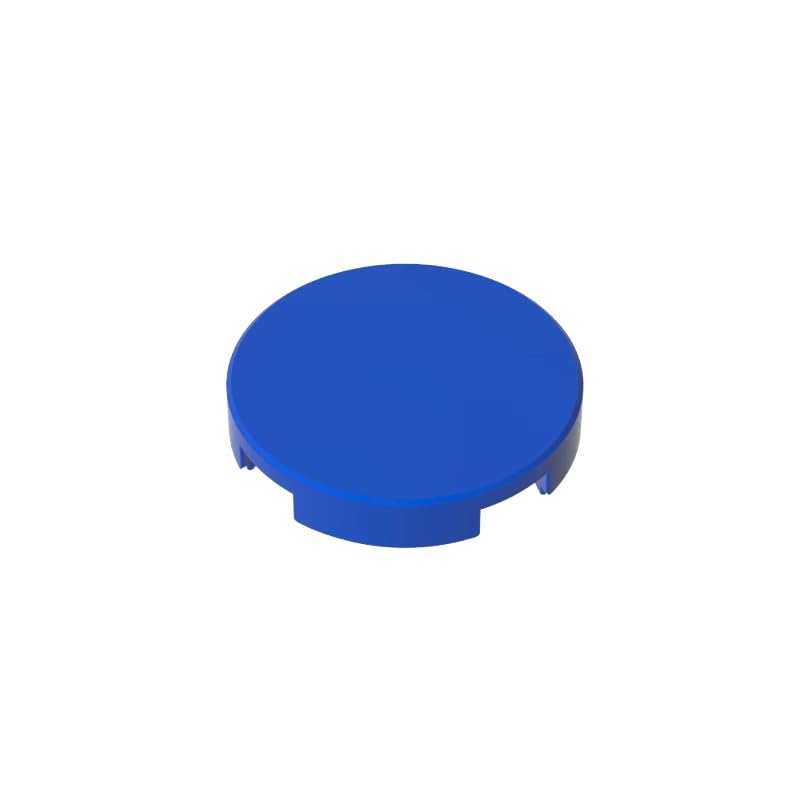 Gobricks GDS-611 Tile Round 2x2 with Bottom Stud Holder 50PCS Compatible with Lego 14769 4150 DIY Parts and MOC Components for Major Brick Brands