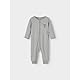 NAME IT Jungen NBNNIGHTSUIT 2P Zip Grey Mel Circus 13195692, Grey Melange, 50