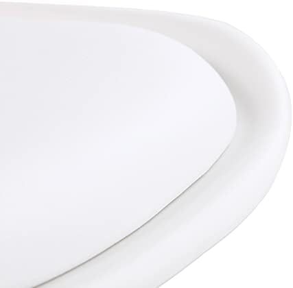 12. Bild von EGGREE Set von 4 Mittagessen Bürostuhl mit Beinen aus massiver Buche, Stühle ohne Arme gepolstert Design Weiß 4er set