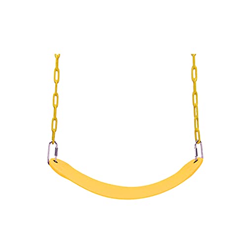 Trlec gt4-ly Heavy Duty Schaukelsitz Set Zubehör Ersatzschaukeln Rutschen Fitnessstudios Outdoor Gelb
