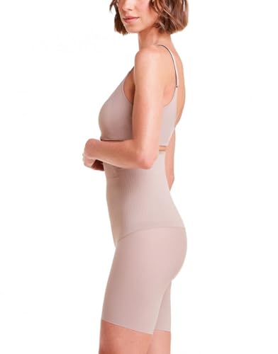Bermuda Modeladora Abdominal Plie Control Long em Microfibra