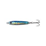 Game On! EXO Jigs™Electric Blue 2.5” 0.75 oz - Shatter Resistant Fishing Jig - Saltwater Fishing Lures - Saltwater Lures for Long-Distance Casting - 4X VMC Hooks Fishing for Tuna
