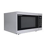 SHARP Countertop Microwave Oven with Removable 13.6" Carousel Turntable, 1100 Watt, 1.6 Cubic Feet, Stainless Steel SMC1662KS cu. ft, CuFt, Stainless - Image 3