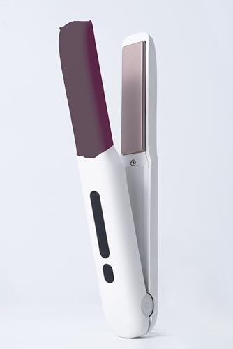 Plancha de Pelo Mini Portátil 2 en 1 con Batería Recargable miniatura 1