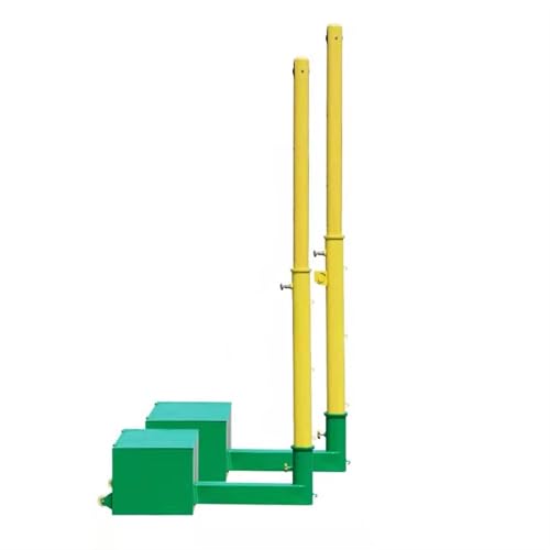 WDJBPSH Portable Volleyball Badminton Combo Set, Large Recreational Sports Nets with Weighted Base & Replacement Netting, Adjustable Pickleball Training Equipment