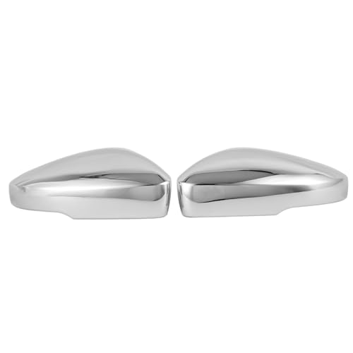 2 piezas de la cubierta del espejo retrovisor de la puerta lateral del coche embellecedor ABS accesorios decorativos exteriores del coche reemplazo duradero protector para coches