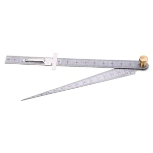 Ldbuejiaja Miernik Głębokości 12 cm Stalowy