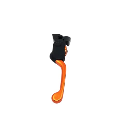 Poignée d'embrayage réglable orange pour pilotage enduro sur moto EXC