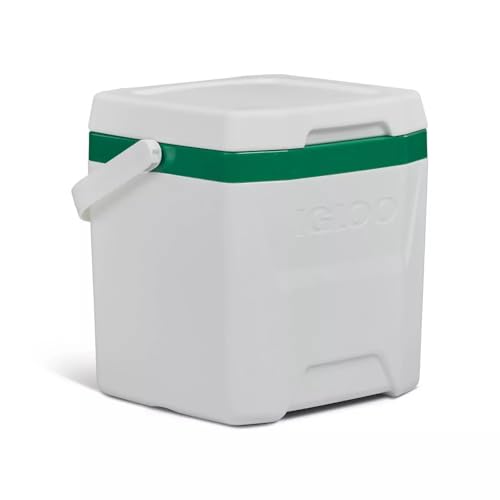 Image of Igloos Cooler Hard-Sided Ice Chest, Insulated Portable Cooler, Heavy-Duty, Leak-Resistant Lid, Lightweight Ergonomic Handle