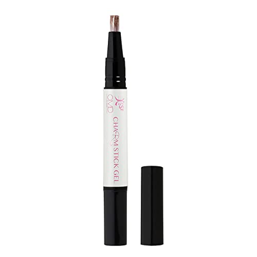 【美STコラボ】<OMD> チャームスティックジェル B-4 シャンパンブラウン 剥がせる ネイル カラー ジェル ピールオフジェル オールインワン ジェルネイル ベースジェル ソークオフジェル ソークオフカラージェル ペディキュア 国産 日本製 はがせる セルフ ネイル サロン アート