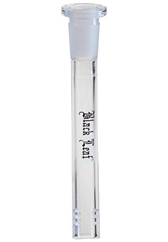 Black Leaf Bong-Zubehör: Adapter-Shillum, Diffusor-Chillum | 180 mm, NS 19 (18,8 mm) / NS 14 (14,5 mm) Inside Cut…