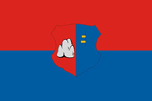 Drapeau large Pápadereske officiel en tissu résistant pour mât