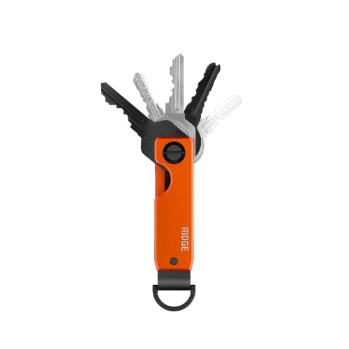 Image of The Ridge Key Organizer - Compact Metallic Key Holder, Minimalist Innovative Keyholder, Smart Keychain Secures 2-6 Keys