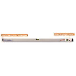 2976–150 Niveau à bulle Plus, 150 cm de longueur, épaisseur 1,5 mm profil