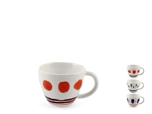 H&H Set 12 Tazzine Caff Boho Assortite Cc125