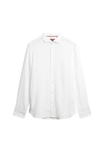 Camisa casual Superdry Vacation Linen LS para hombre - XXL