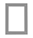 CountryArtHouse Mid Grey Acid Free 11x17 Picture Frame Mats with White Core Bevel Cut for 8.5x11 Pictures - Fits 11x17 Frame - One Mat