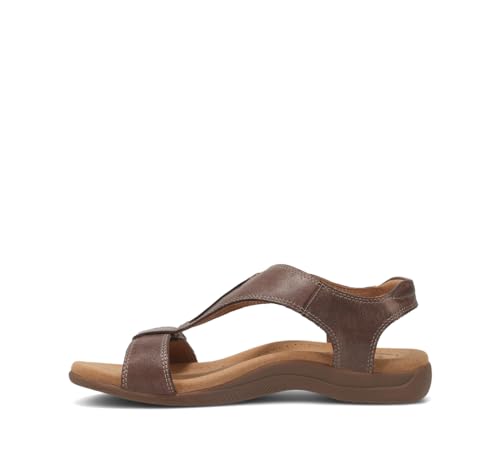 Image of Taos The Show Premium Leather Women's Sandal - Experience Everyday Style, Comfort, Arch Support, Cooling Gel Padding and an Adjustable Fit for Exceptional Walking Comfort