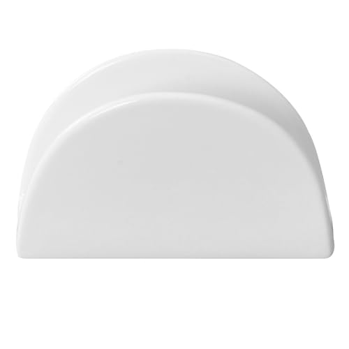 DOITOOL Servilletero de Cerámica para Mesa Tamaño Estándar, Soporte Reutilizable para Servilletas de Papel, Diseño Moderno Resistente para Cocina, Restaurante, Cafetería y Hogar