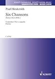 Six Chansons: Texte von Rainer Maria Rilke. mixed choir (SATB). Partition de chœur.