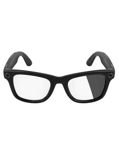 Mryok UV400 Replacement Lenses Compatible with Ray-Ban Meta Wayfarer RW4006 50mm - Eclipse Grey Photochromic