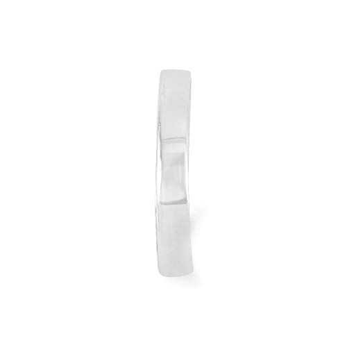 Saris And Things D1954 14K White Gold Toe Ring thumb #5