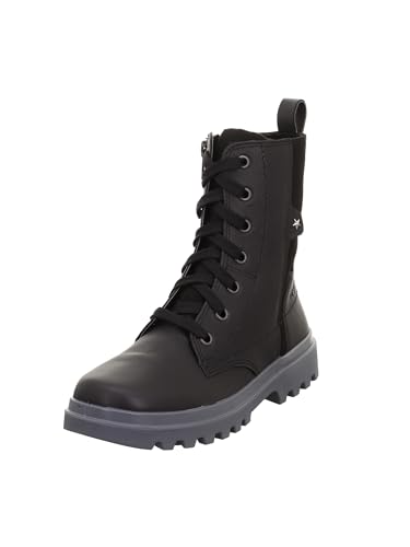 Superfit Mädchen und Jungen Winterstiefel Abby NOVA, Kinder Stiefel, Weite: M IV, uebergangsstiefel, uebergangsschuhe, warm, Boots, SCHWARZ (000), 37 EU