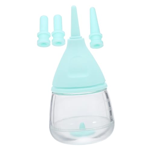 HOMOBABE Biberón de Lactancia para Mascotas Botella de Alimentación para Cachorros y Gatitos Fabricada Material Seguro de Limpiar y Control de Ingesta para Recién Nacidos