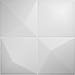 Ekena Millwork WP20X20ELWH 19 5/8"W x 19 5/8"H Ellis EnduraWall Decorative 3D Wall Panel Covers 2.67 Sq. Ft.