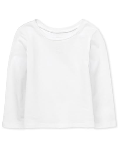 Image of The Children's Place Baby-Girls and Toddler Basic Long Sleeve Layering Tees
