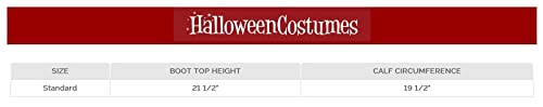 Fun Costumes FUN0090BN Adult Brown Pirate Boot Tops | Polyester Faux Leather, Non-Adjustable Laces At Top thumb #1