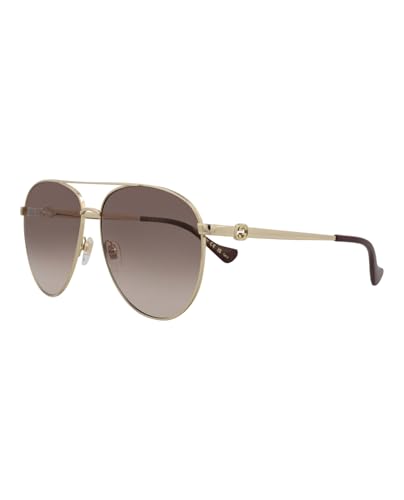Gucci Aviator-Frame Metal Sunglasses2