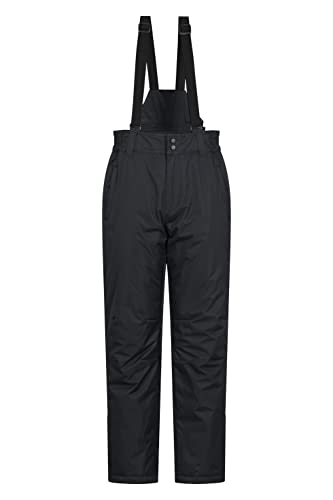 Mountain Warehouse Dusk Skihose für Herren - Winterhose mit Zwei Taschen, Wasserfeste Herrenhose mit Elastikbund - Ideal zum Snowboarden Schwarz M Cover