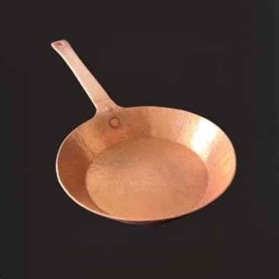 手作り「銅製」フライパン(生地厚2mm、外径25cm) 静岡県掛川市 Brasst'm