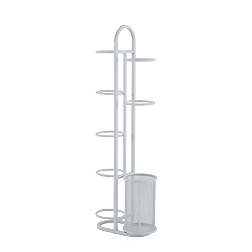 Support de rangement vertical blanc pour éliminer le désordre des ballons de basket au sol