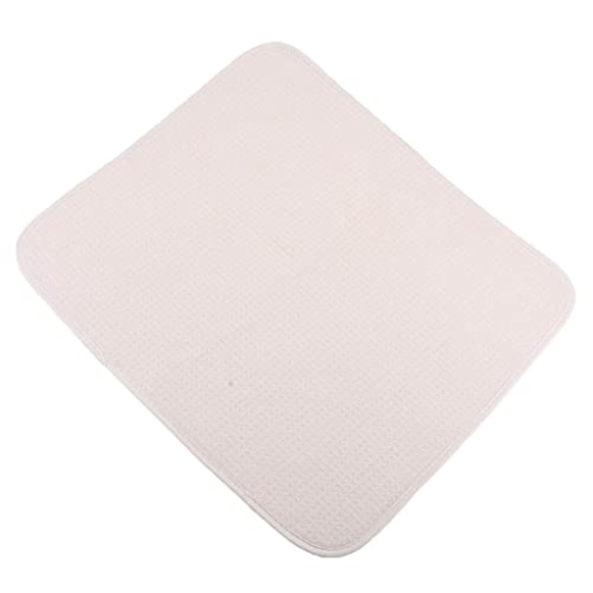 Microfiber Dish Drying Mat Kitchen Drainer Sink Table Placemat Beige